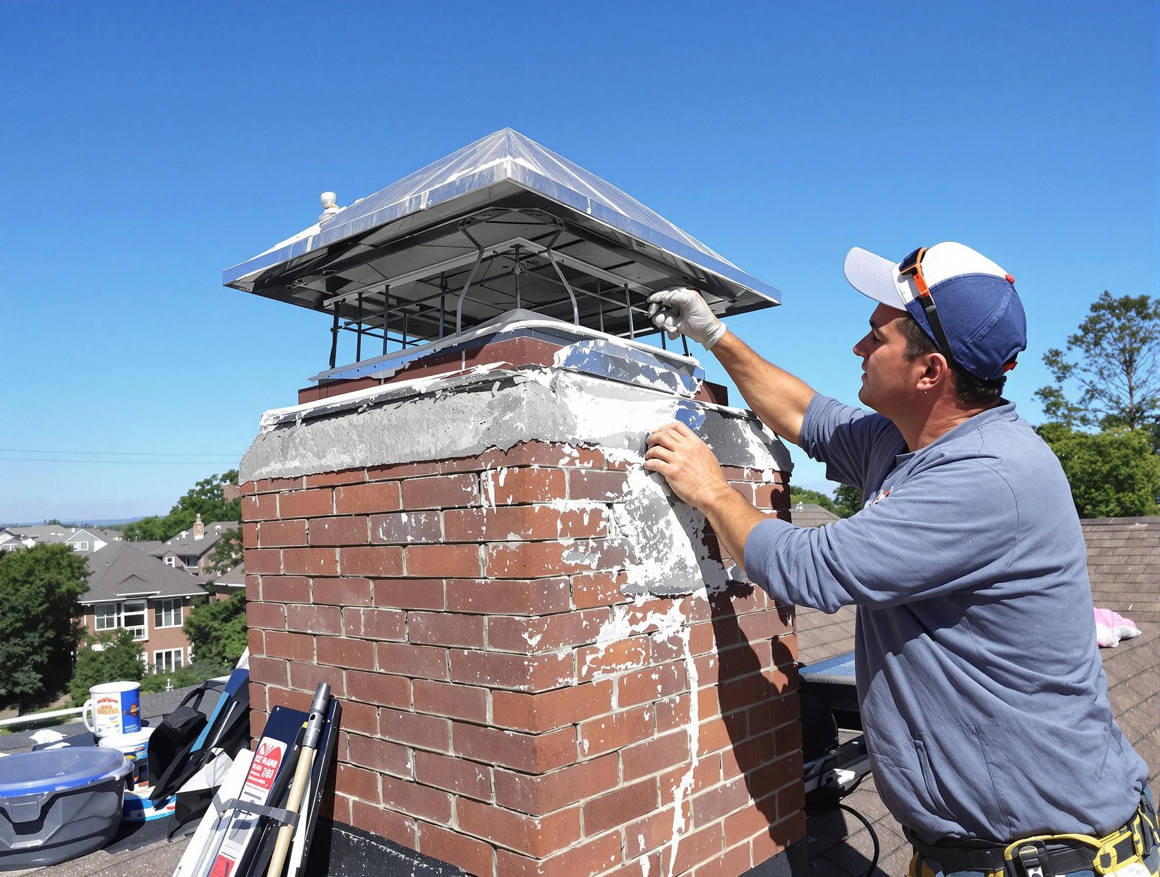 Chimney Crown Services in Boston
