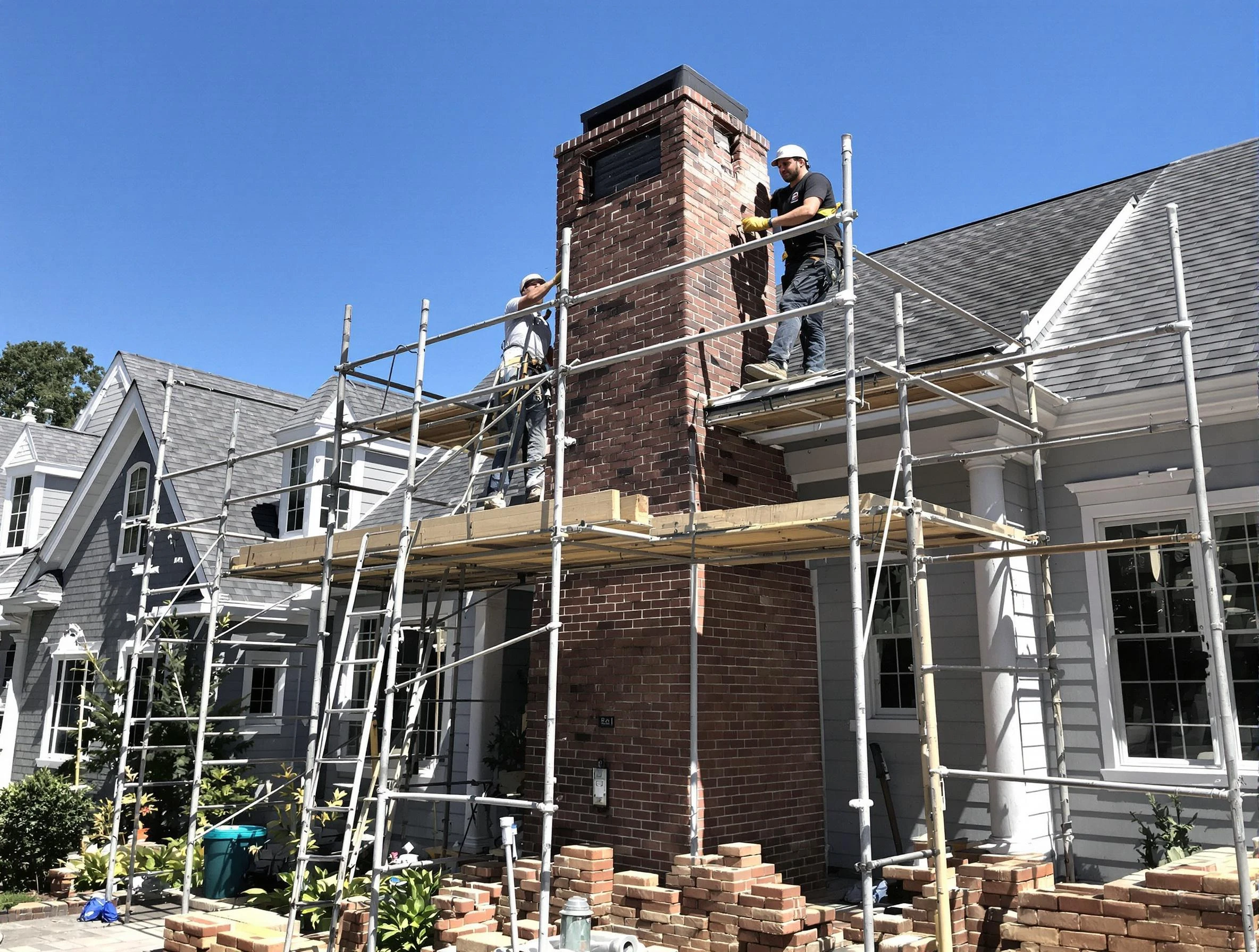 Chimney Rebuilding in Boston