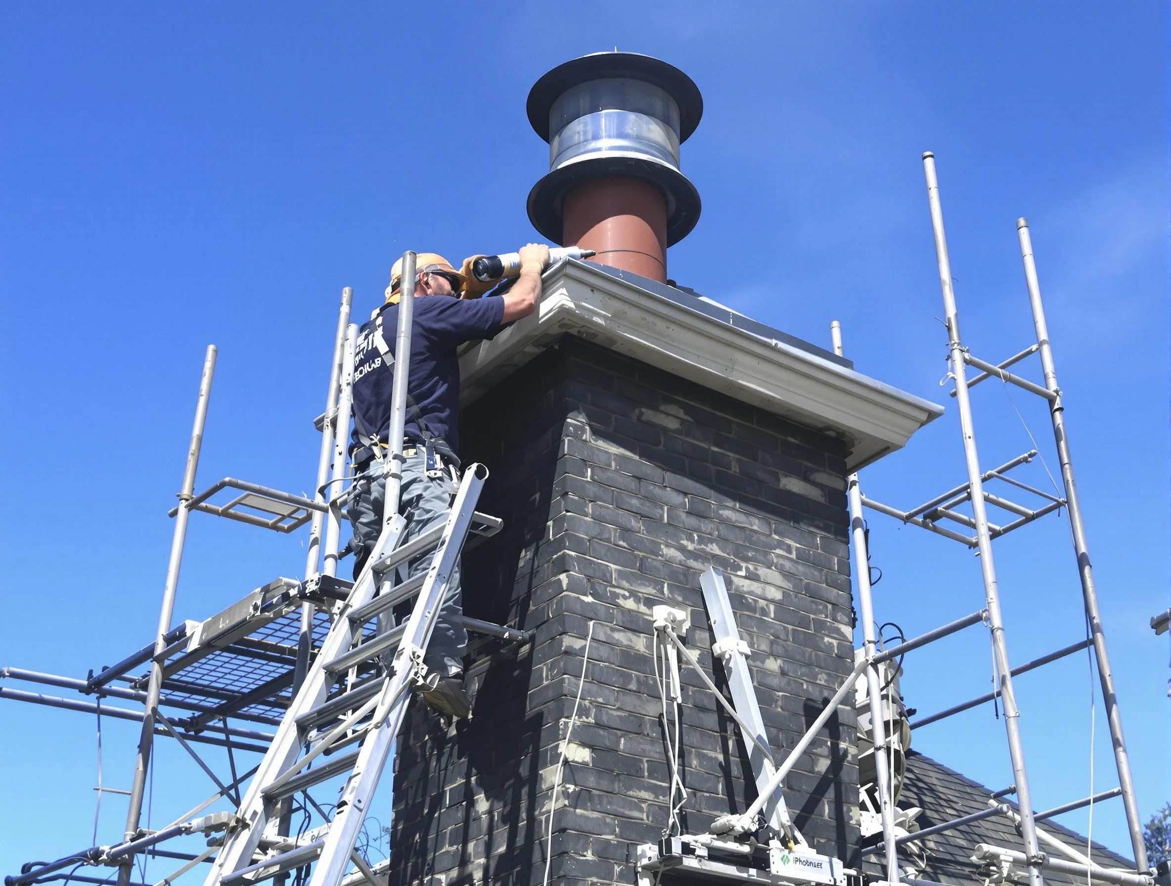 Sturdy chimney crown finished by Boston Chimney Sweep in Boston, MA