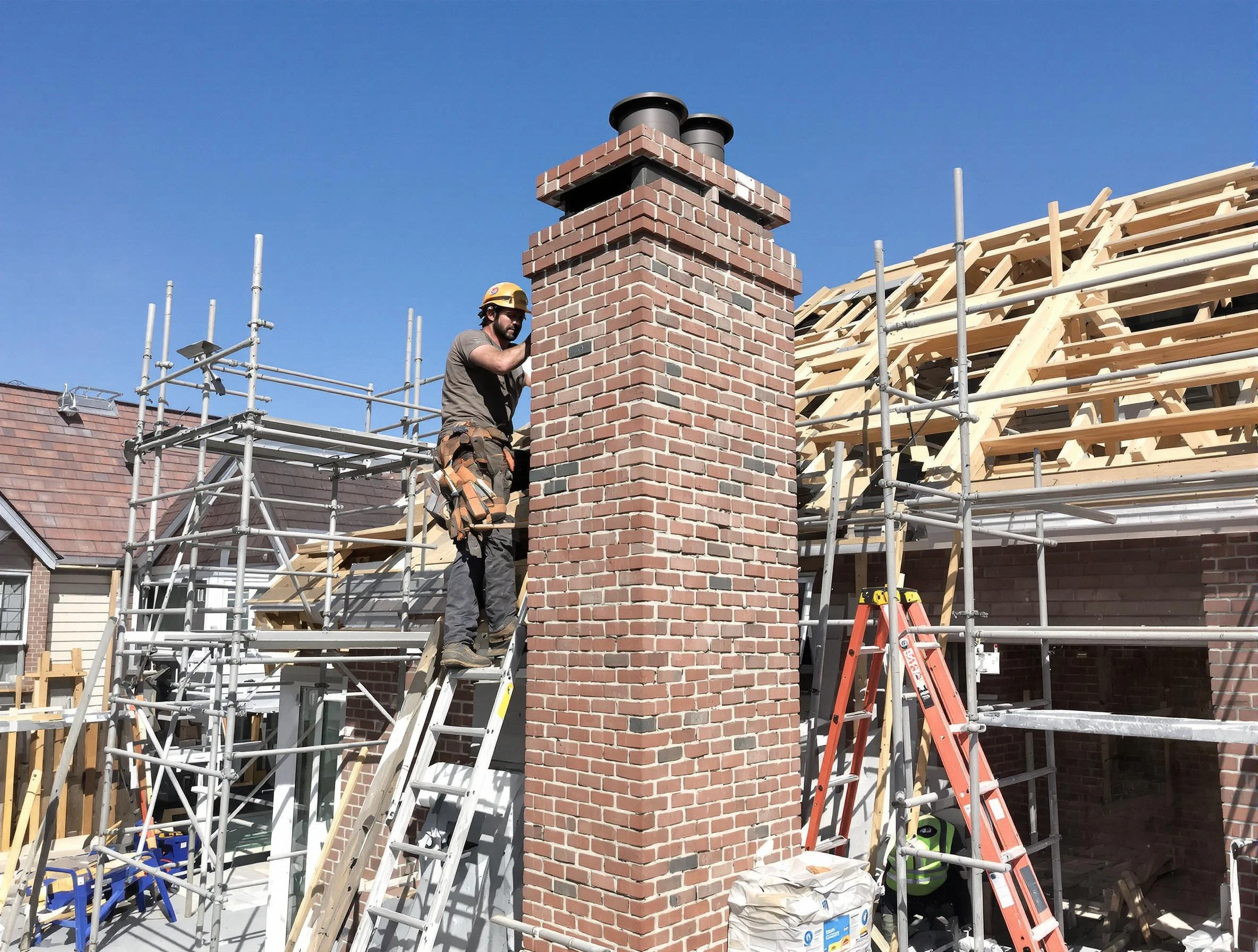 New chimney installation completed by Boston Chimney Sweep in Boston, MA
