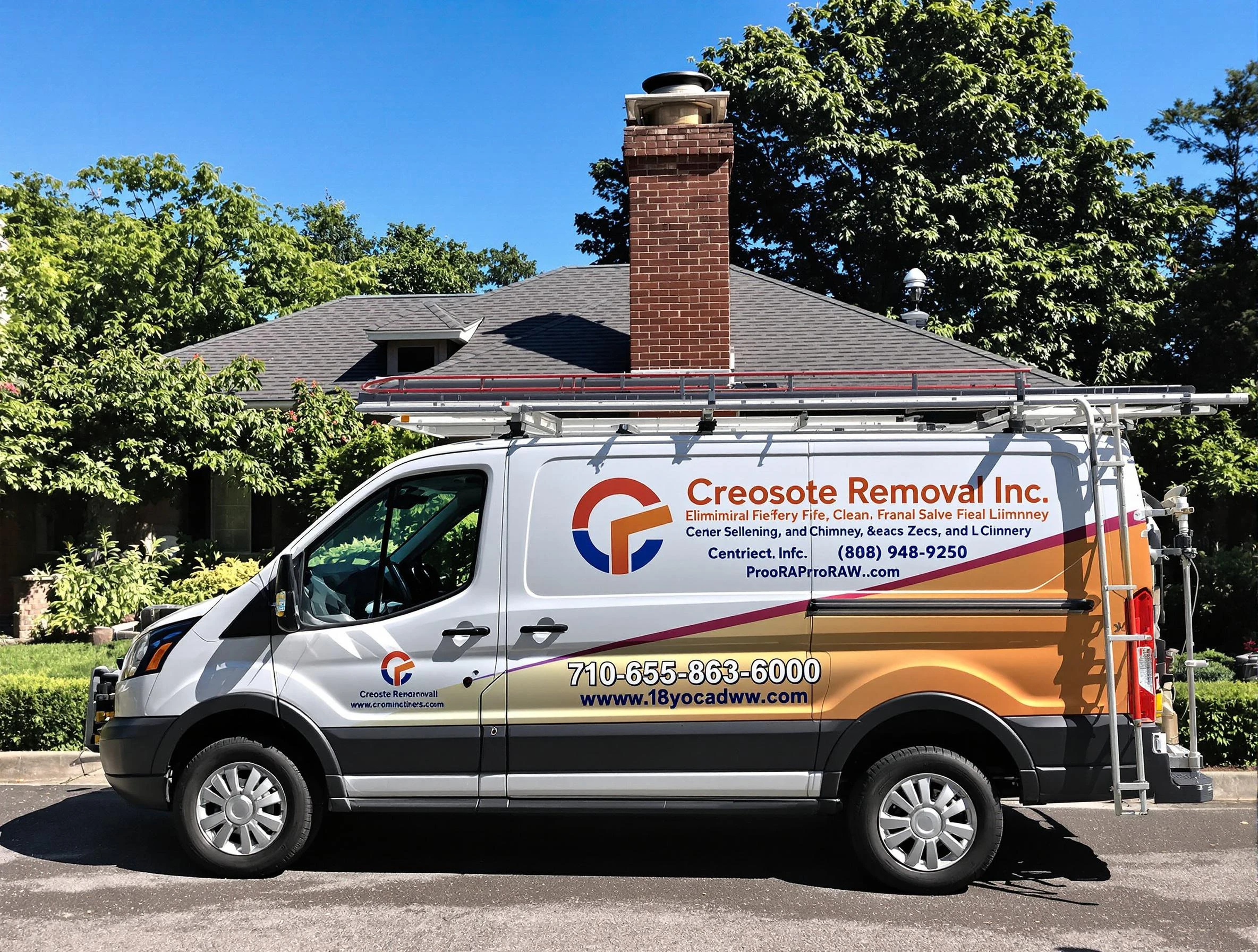 Boston Chimney Sweep technician removing creosote safely in Boston, MA